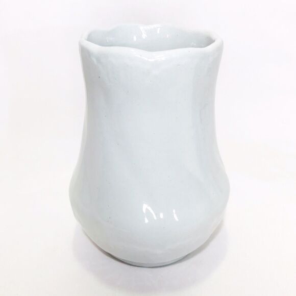 Antique White Semi Porcelain Vase Mellor Taylor Co England 5” Design - Picture 1 of 6